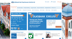 Desktop Screenshot of meinevolksbank.de